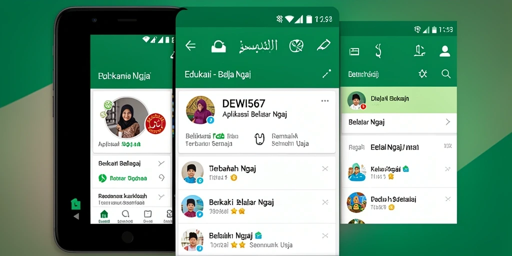 Tampilan antarmuka aplikasi DEWI567 yang interaktif dan mudah digunakan.